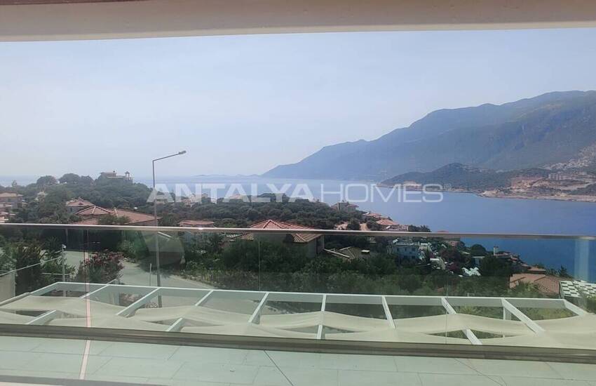 Furnished 2-bedroom Houses with Sea View in Kaş Antalya 9
