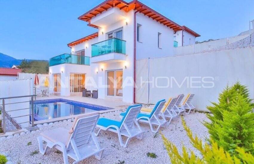 Maisons Meublées De Luxe Idéales Pour L'investissement À Kaş Antalya