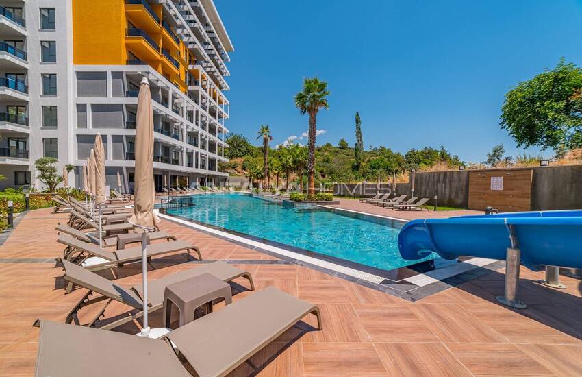 Sea-view Flats in a Complex in Alanya Tosmur 2