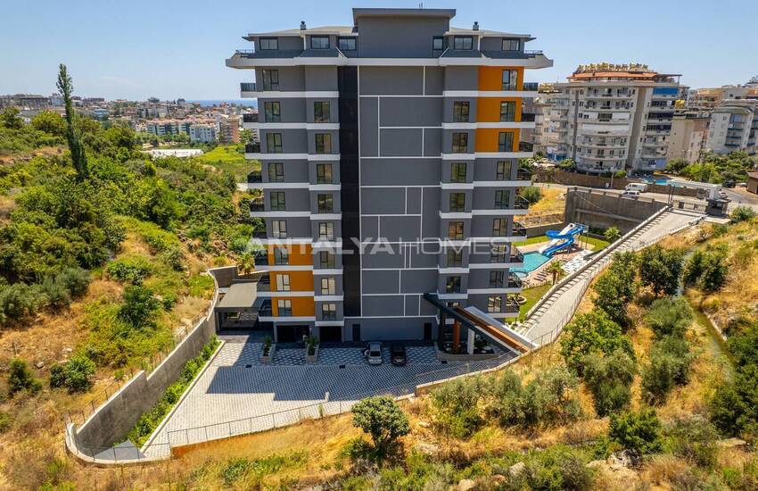 Sea-view Flats in a Complex in Alanya Tosmur 15