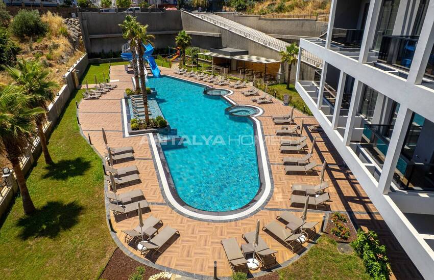 Sea-view Flats in a Complex in Alanya Tosmur 4