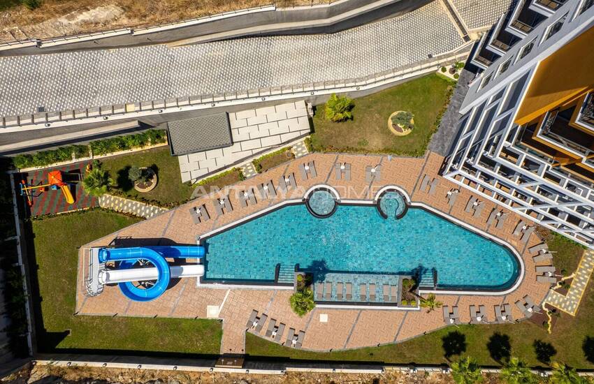 Sea-view Flats in a Complex in Alanya Tosmur 9