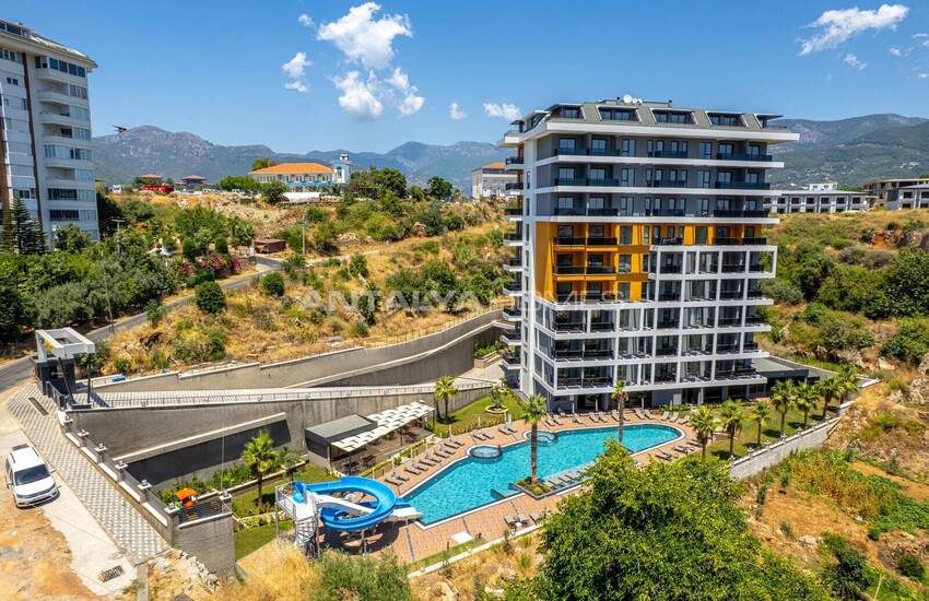 Sea-view Flats in a Complex in Alanya Tosmur 10