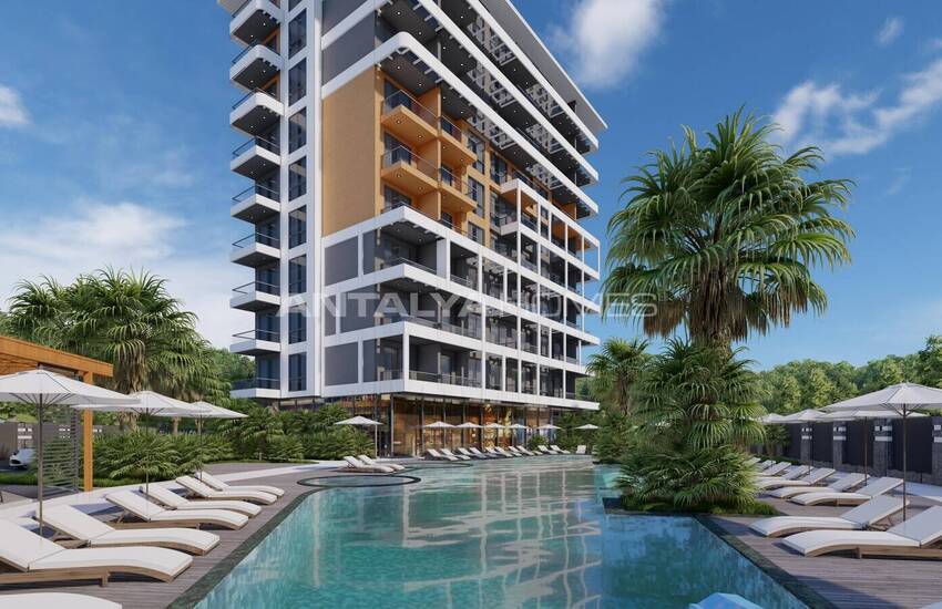 Appartements À Vendre Avec Vue Sur La Ville Et La Mer À Alanya Tosmur 1