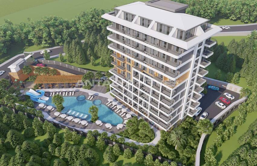 Wohnungen Mit Meerblick In Einem Komplex In Alanya Tosmur 3