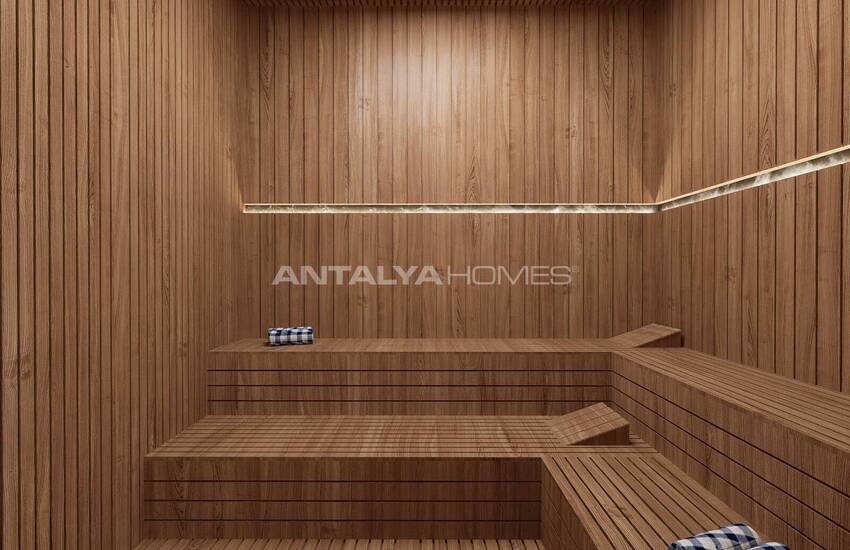 Квартиры с видом на море в комплексе в Алании, Тосмур 7