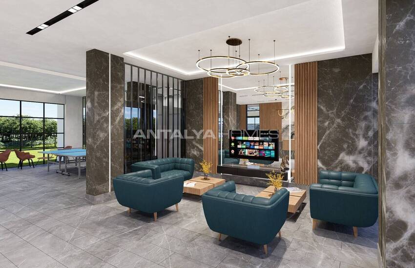 Квартиры с видом на море в комплексе в Алании, Тосмур 5