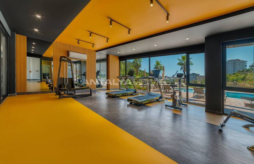 Sea-view Flats in a Complex in Alanya Tosmur 20