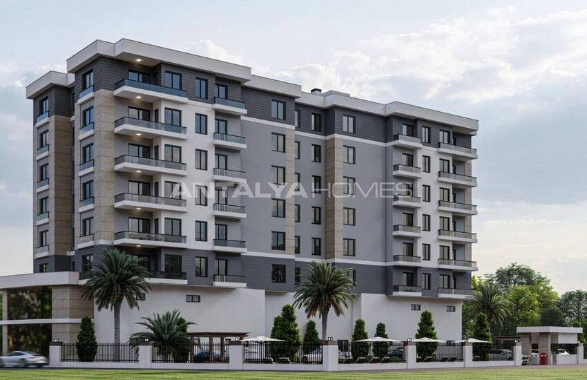 Apartments in a Complex with Pool and Parking in Antalya 1