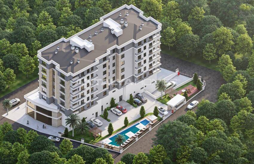 Apartments in a Complex with Pool and Parking in Antalya