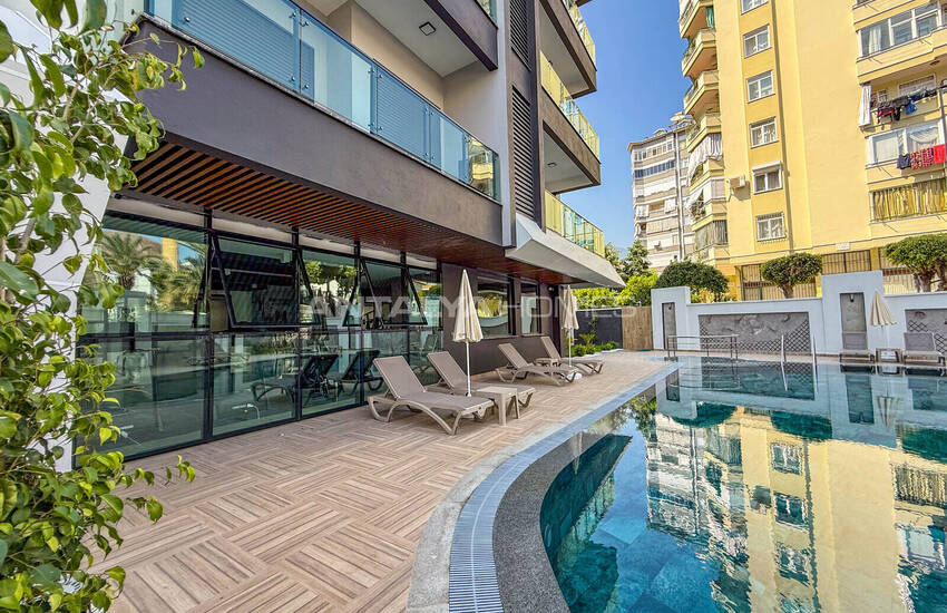Zeezicht Appartementen In Omheind Complex In Alanya 4