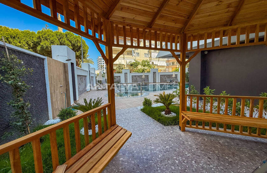 Zeezicht Appartementen In Omheind Complex In Alanya 6