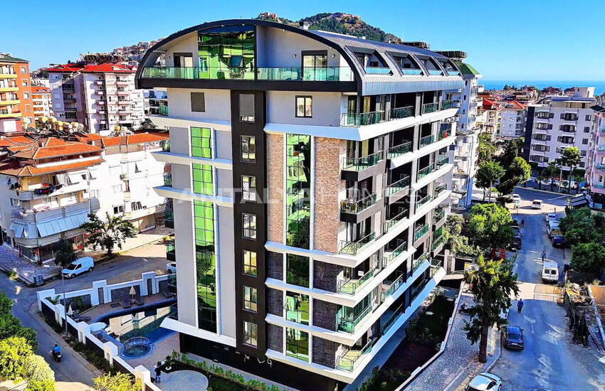 Sea-view Flats in Secure Complex, Alanya Center