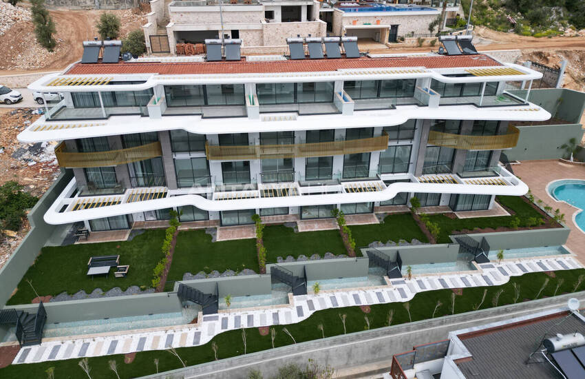 Kaş Kalkan'da Deniz Manzaralı 2+1 Daireler 4