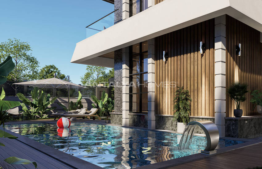 Detached Houses with Private Pool Near the Sea in Konaklı Alanya 2