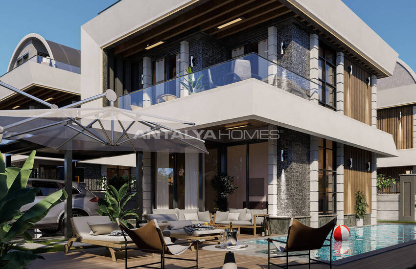 Detached Houses with Private Pool Near the Sea in Konaklı Alanya 4