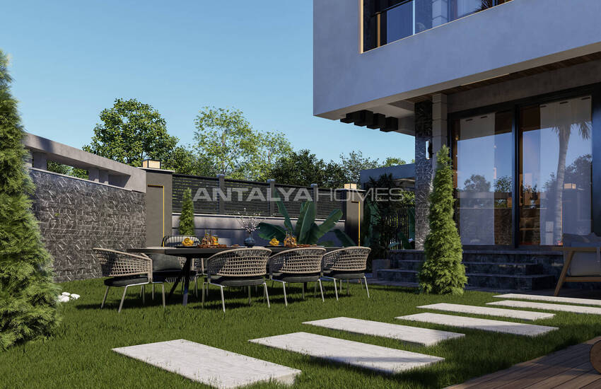 Detached Houses with Private Pool Near the Sea in Konaklı Alanya 6