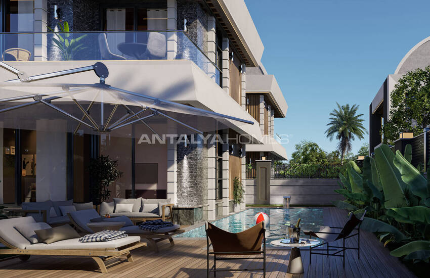 Detached Houses with Private Pool Near the Sea in Konaklı Alanya 5