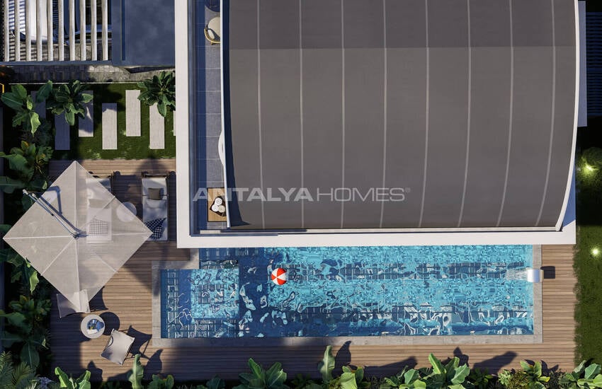 Detached Houses with Private Pool Near the Sea in Konaklı Alanya 3