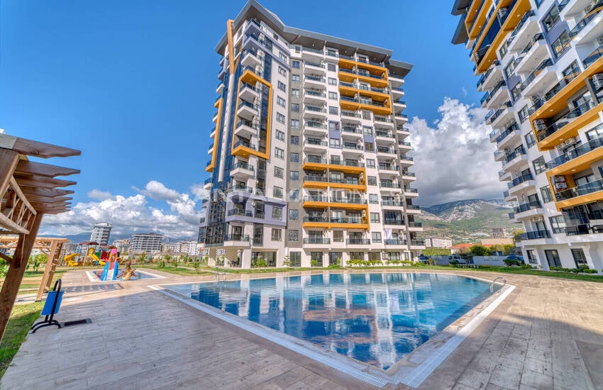 آپارتمان‌های با منظره دریا در محمودلار مرکزی، آلانیا 1