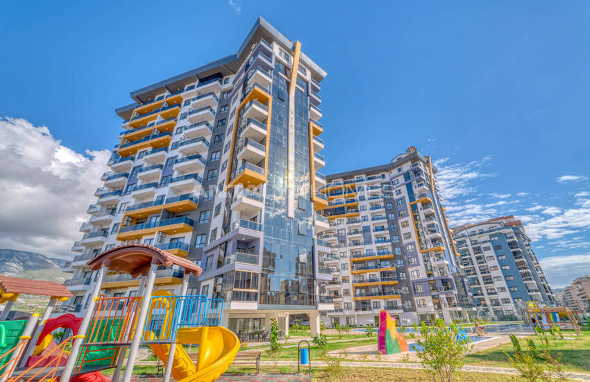 آپارتمان‌های با منظره دریا در محمودلار مرکزی، آلانیا 4