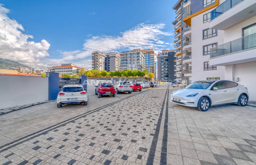 آپارتمان‌های با منظره دریا در محمودلار مرکزی، آلانیا 10