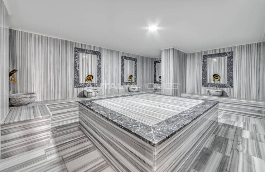 آپارتمان‌های با منظره دریا در محمودلار مرکزی، آلانیا 16