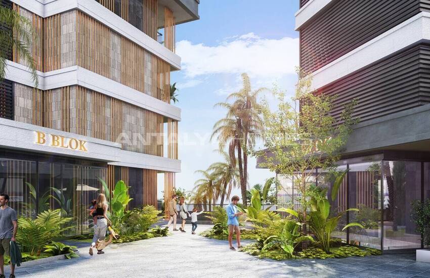 Appartementen In Een Complex Met Twee Blokken In Alanya Turkije 4