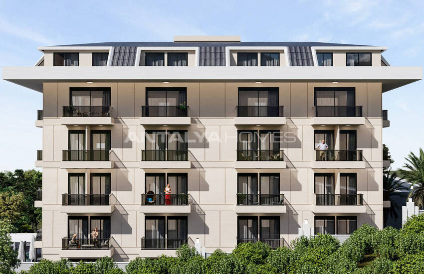 Appartements Avec Vue Sur La Mer Et Piscine Dans Le Centre D'alanya 4