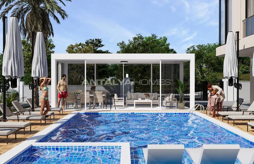 Appartements Avec Vue Sur La Mer Et Piscine Dans Le Centre D'alanya 1