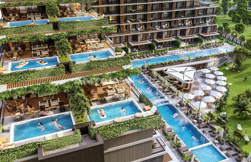 Elegant Flats in a Complex with a Pool in Antalya Altıntas 5