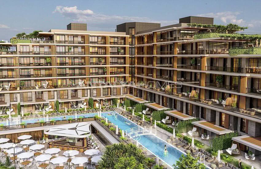 Elegant Flats in a Complex with a Pool in Antalya Altıntas 2