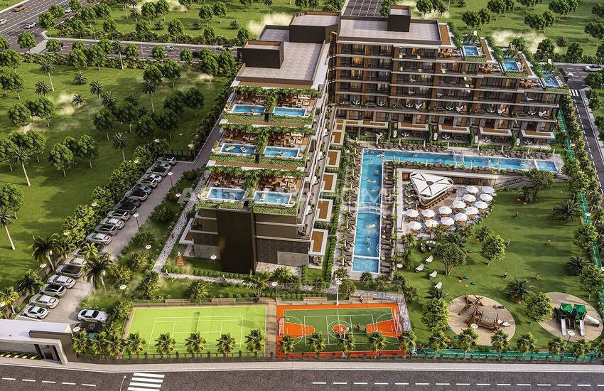 Antalya Altıntaş'ta Havuzlu Sitede Şık Tasarımlı Daireler 2