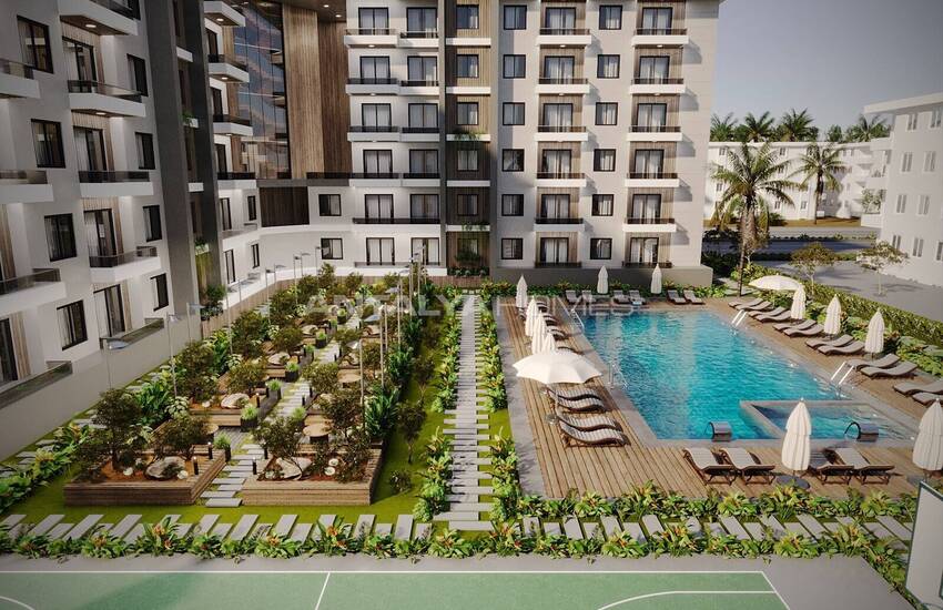Antalya Havalimanı'na Yakın Havuzlu Daireler 5