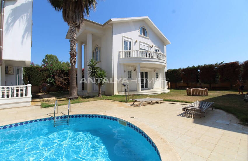 Furnished House in a Complex with a Pool in Belek Antalya 1