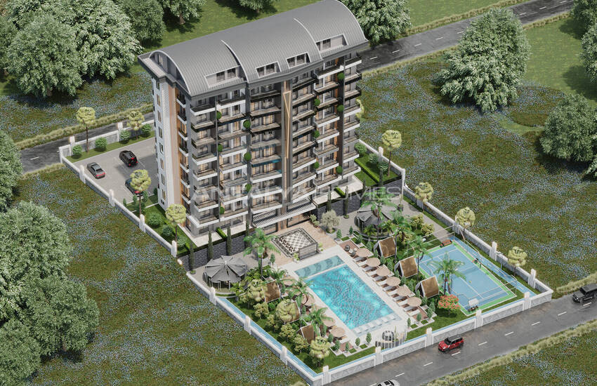 Apartment Within Walking Distance of the Sea in Alanya Payallar