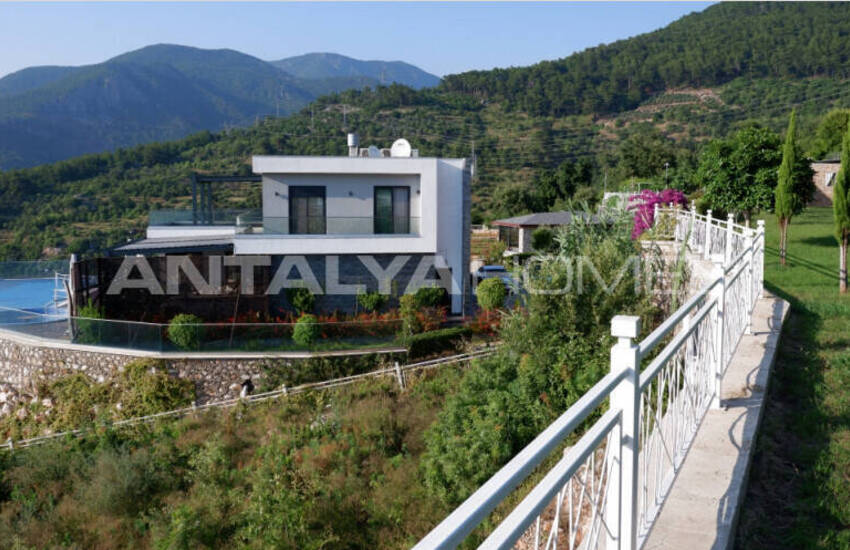 Uniek Design Huis Met Landbouwgrond In Alanya Kestel 8