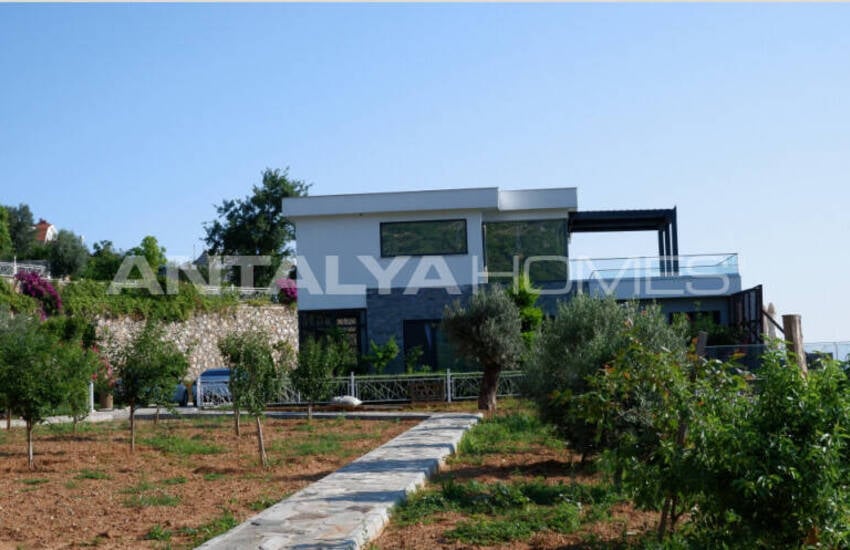 Uniek Design Huis Met Landbouwgrond In Alanya Kestel 9
