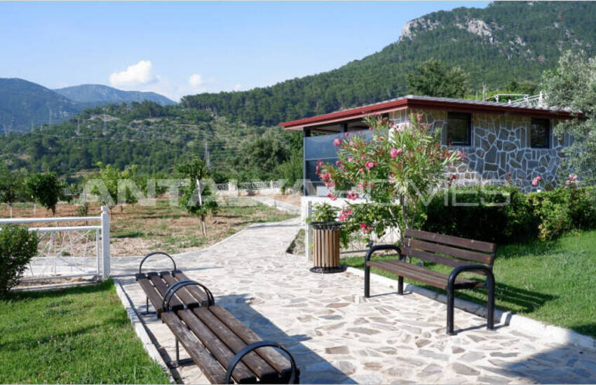 Uniek Design Huis Met Landbouwgrond In Alanya Kestel 14