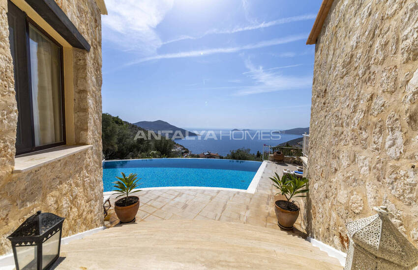 Villa Med 5 Sovrum, Havsutsikt Och Privat Pool I Kalkan 15