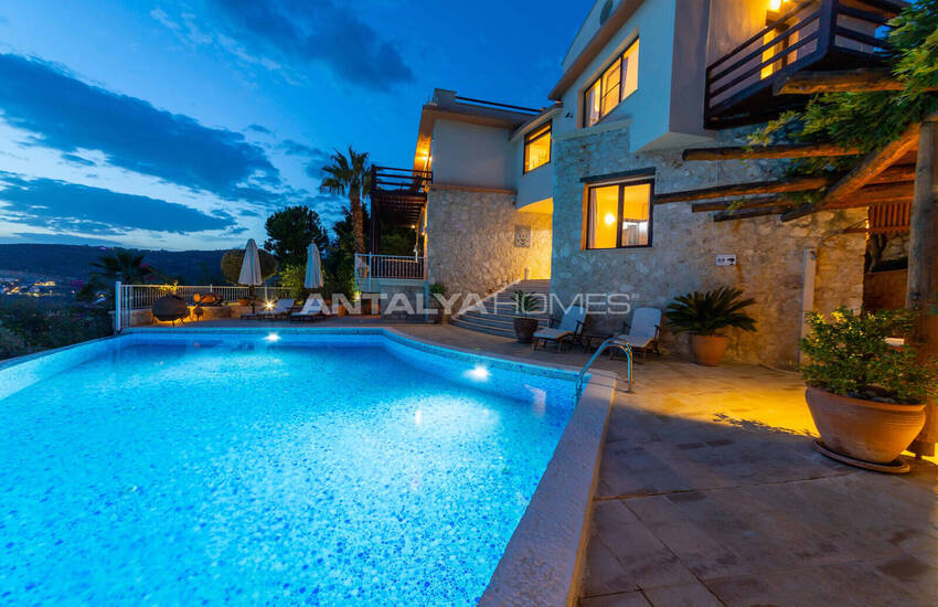 Villa Med 5 Sovrum, Havsutsikt Och Privat Pool I Kalkan 7