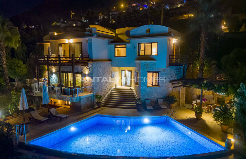Villa Med 5 Sovrum, Havsutsikt Och Privat Pool I Kalkan 5
