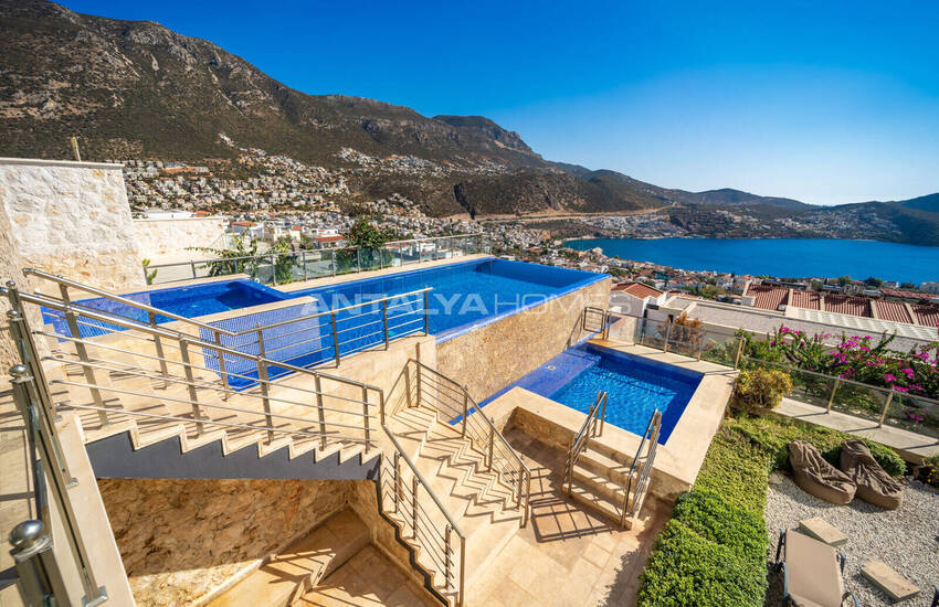 Kaş Kalkan'da Özel Havuzlu Deniz Manzaralı Villa 6