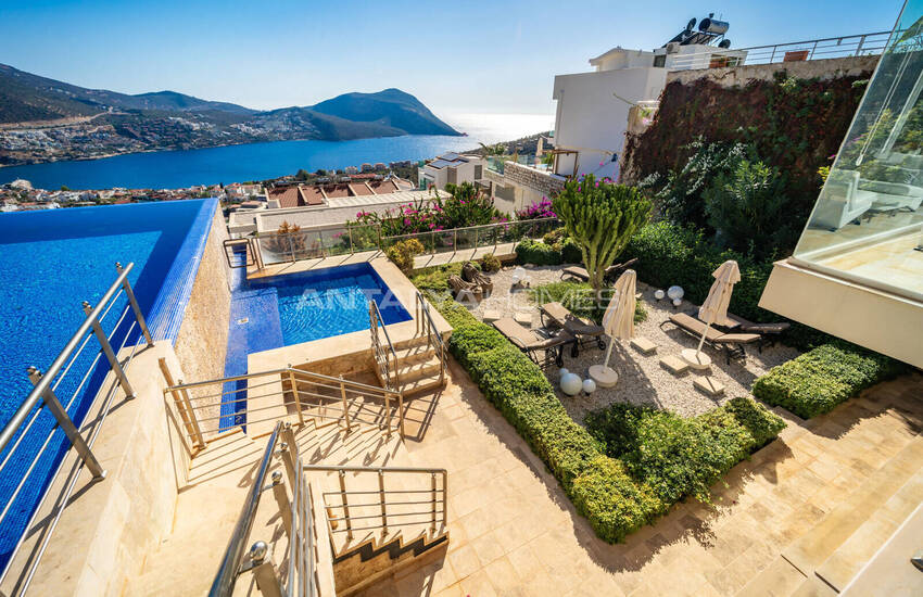 Kaş Kalkan'da Özel Havuzlu Deniz Manzaralı Villa 8