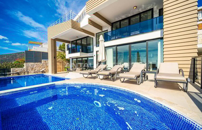 Elegante Villa Met Privézwembad, Tuin En Zeezicht In Kalkan 1