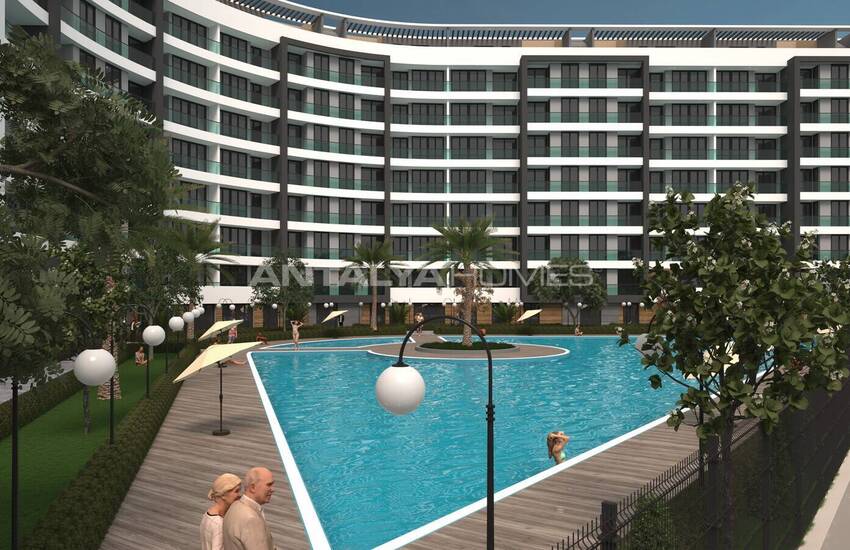Zeezicht Appartementen Met Premium Faciliteiten In Kepez Antalya