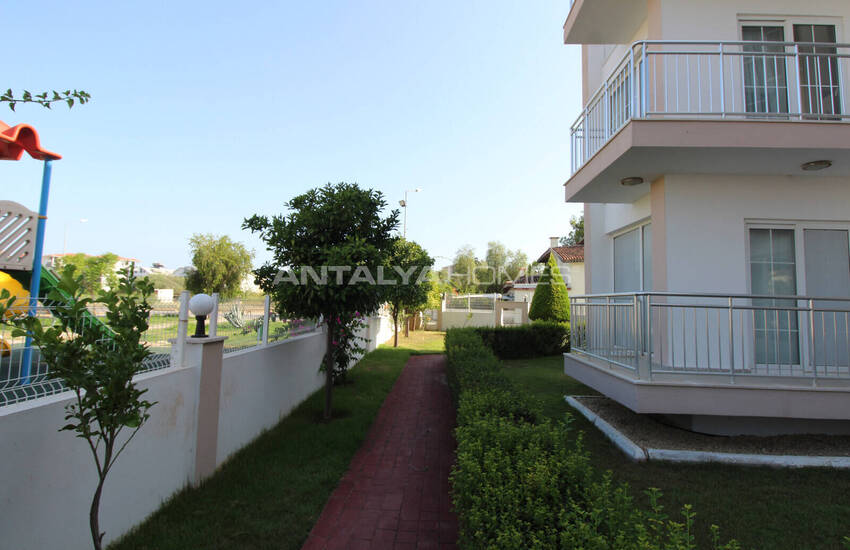 Belek'te Tatil Köyü Olanaklarına Sahip Sitede Eşyalı 2+1 Daire 18