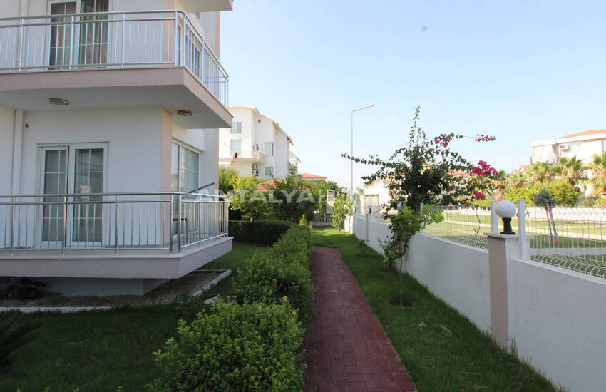 Belek'te Tatil Köyü Olanaklarına Sahip Sitede Eşyalı 2+1 Daire 19