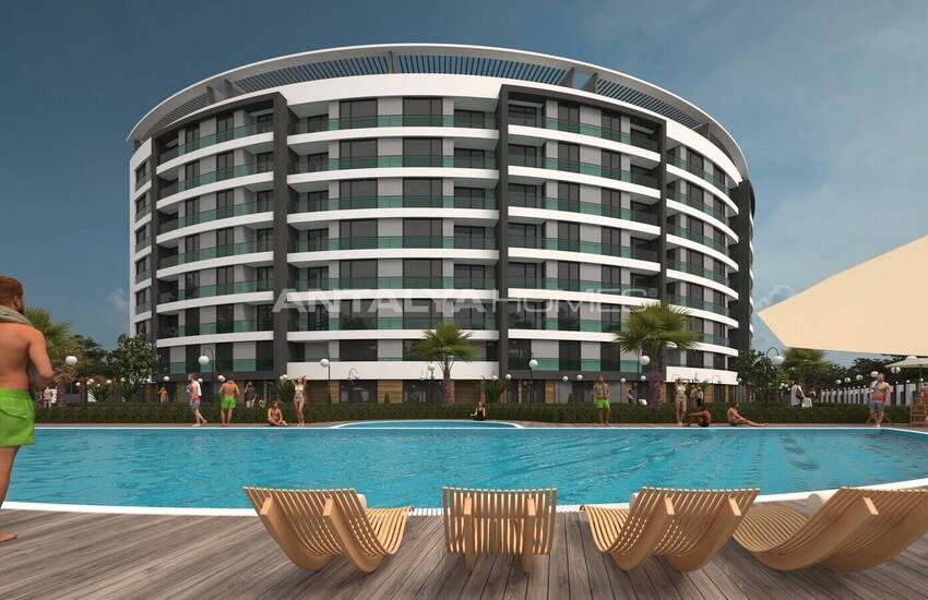 Çankaya, Kepez, Antalya'da Şehir ve Deniz Manzaralı Evler 6