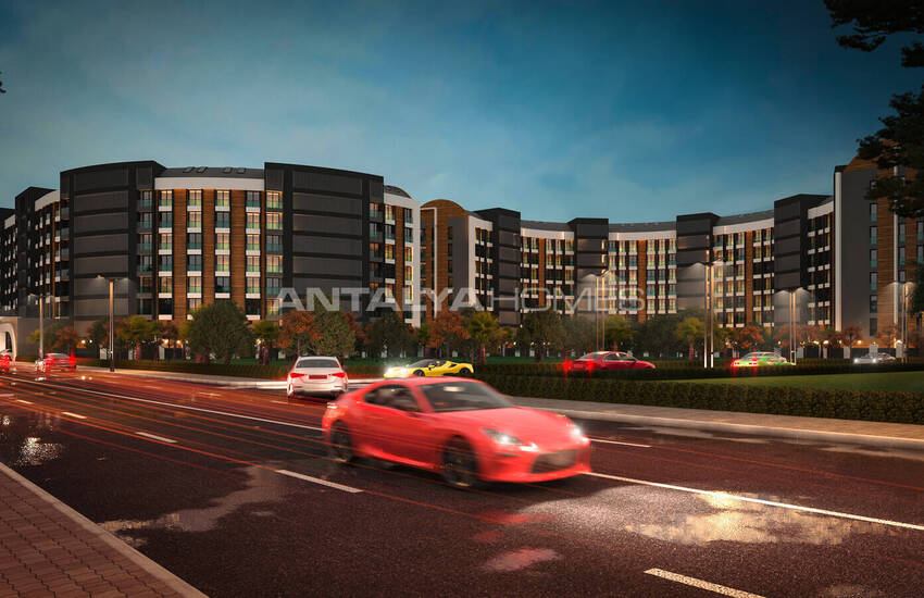 Çankaya, Kepez, Antalya'da Şehir ve Deniz Manzaralı Evler 10